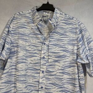 Duluth Trading Short Sleeve Standard Fit Men's  Button Snap Summer Solve LT